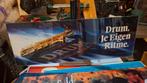 Drum lichtreclame acrylaat, Ophalen, Zo goed als nieuw, Reclamebord