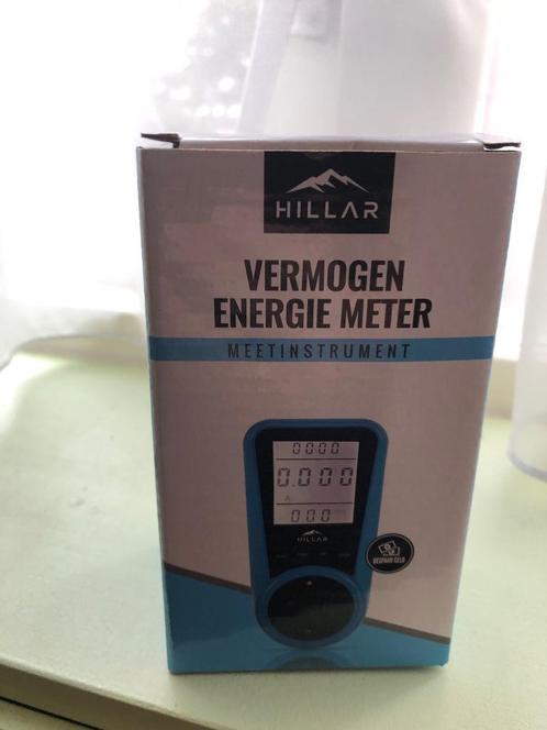 Energiemeter verbruiksmeter, Doe-het-zelf en Verbouw, Meetapparatuur, Nieuw, Elektriciteit, Ophalen of Verzenden