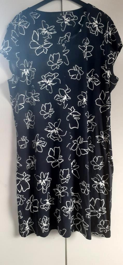 Nieuw donkerblauw-wit jurkje maat 46-48  van Rabe, Kleding | Dames, Grote Maten, Nieuw, Jurk, Blauw, Ophalen of Verzenden