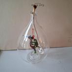 olielamp draak in glas, Antiek en Kunst, Antiek | Glas en Kristal, Verzenden