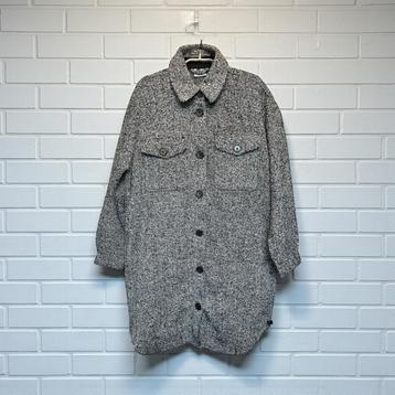 Ever Me Jas Maat 36 Zwart Wit Oversized Tussenjas Shacket beschikbaar voor biedingen