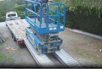 Alu. oprijplaten 4000 x 510 cap 7200 kg / paar type 170/40 , beschikbaar voor biedingen