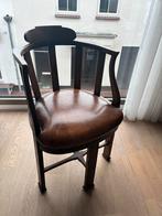 Driepoot stoel, Huis en Inrichting, Stoelen, Ophalen, Gebruikt, Bruin, Art deco