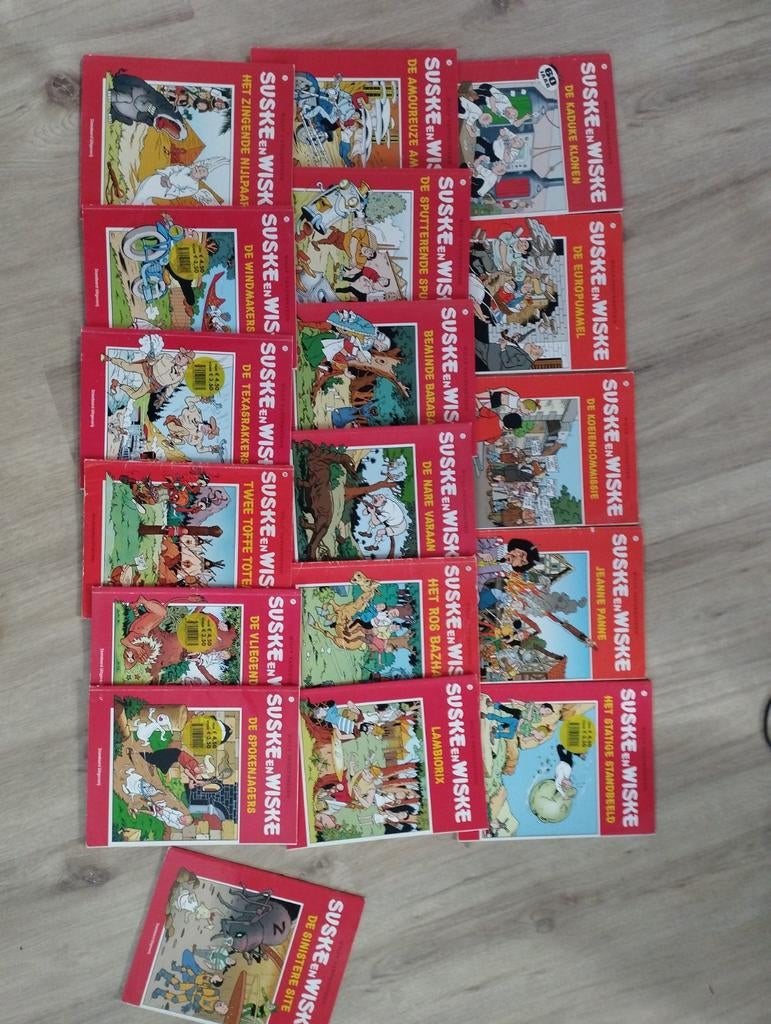 Suske en Wiske strips 18x, Ophalen of Verzenden