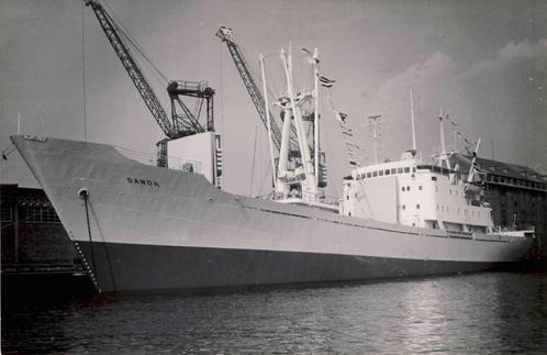 Vrachtschip Sanok - Polish Ocean Lines - foto 18 x 12 cm, Verzamelen, Scheepvaart, Zo goed als nieuw, Kaart, Foto of Prent, Ophalen of Verzenden