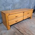 Vintage scandinavisch licht eiken dressoir, 1970., Huis en Inrichting, Kasten | Dressoirs, Ophalen, Zo goed als nieuw, 25 tot 50 cm