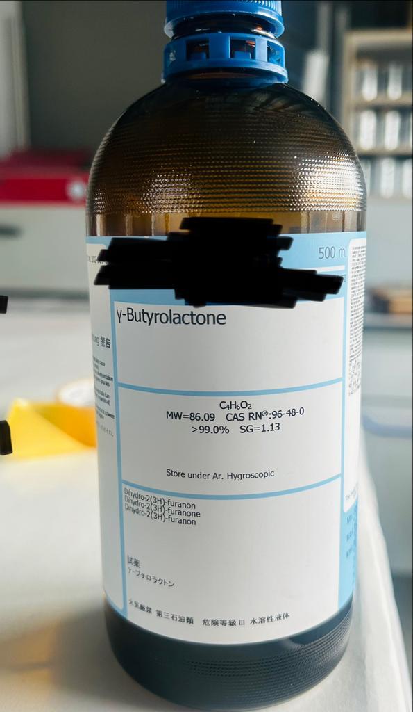 GBL Reiniger - Y-Butyrolacton 500ml, Huis en Inrichting, Schoonmaakartikelen, Verzenden