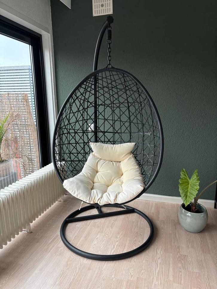 Hangstoel Ei-vormig - Zo goed als nieuw!, Huis en Inrichting, Stoelen, Zo goed als nieuw, Eén, Ophalen
