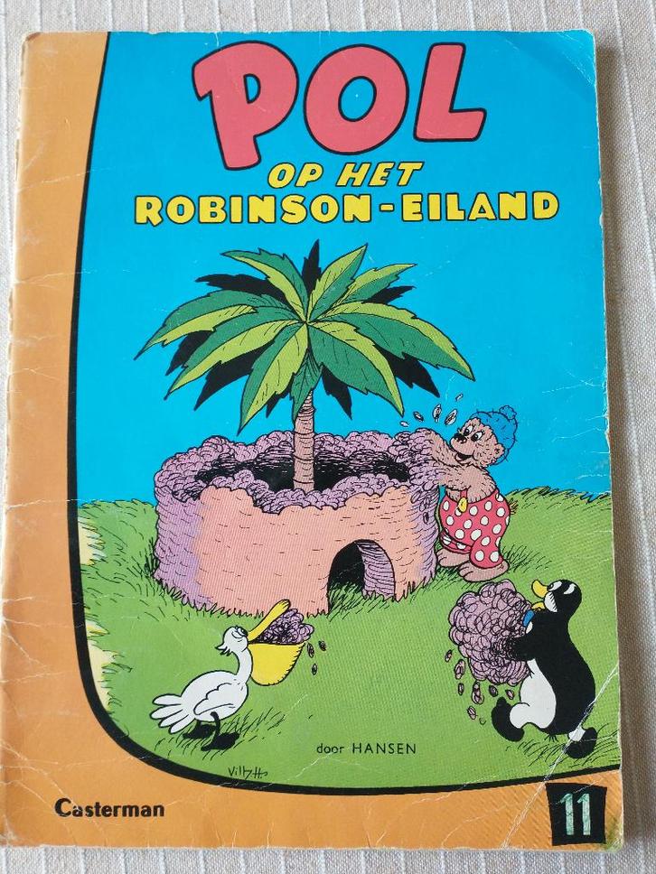POL op het Robinson-eiland No. 11, Boeken, Stripboeken, Gelezen, Eén stripboek, Ophalen of Verzenden
