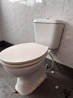 Staande toilet met reservoir en bril, Doe-het-zelf en Verbouw, Sanitair, Ophalen, Gebruikt, Toilet