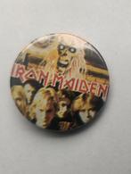 Iron Maiden pin vintage button, Verzamelen, Speldjes, Pins en Buttons, Ophalen of Verzenden, Zo goed als nieuw