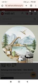 Muur cirkel / behang cirkel kikko belle - dino world, Ophalen of Verzenden, Minder dan 10 m²
