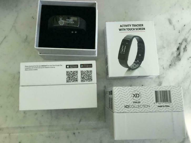 ACTIVITY TRACKER met TOUCH SCREEN - Multi Sport Tracking, Sieraden, Tassen en Uiterlijk, Sporthorloges, Nieuw, iOS, Zwart, Afstand