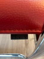 4 Leolux eetkamerstoelen type Freyr, Huis en Inrichting, Stoelen, Ophalen, Leer, Zo goed als nieuw, Vier