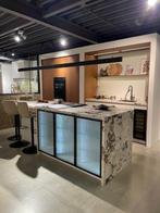 Luxe showroom keuken met eiland en echt walnoot!, Ophalen, Zo goed als nieuw, 200 cm of meer, Minder dan 100 cm