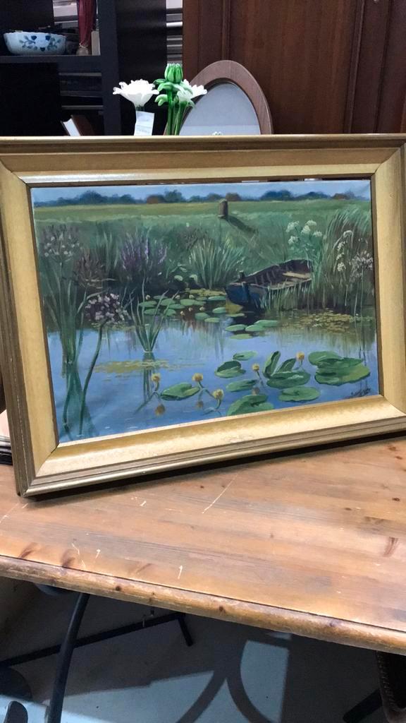 Verbluffend Mooi gesigneerd schilderij., Antiek en Kunst, Kunst | Schilderijen | Klassiek, Ophalen of Verzenden