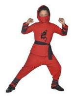 Ninja pak, kind 10-12 jaar, Ophalen of Verzenden, Zo goed als nieuw, 146 t/m 152, Jongen of Meisje