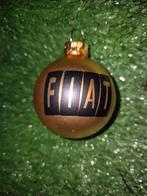 Mat gouden kerstbal Fiat, Verzamelen, Merken en Reclamevoorwerpen, Ophalen of Verzenden, Nieuw, Gebruiksvoorwerp