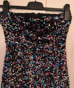 Pailletten Gala Jurk, Kleding | Dames, Jurken, Zwart, Ophalen of Verzenden, Zo goed als nieuw, Boven de knie