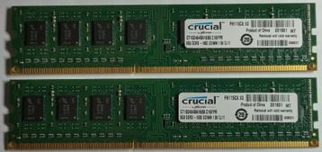 16GB DDR3 2x8GB PC3-12800 1600MHz Crucial 0116 0116 beschikbaar voor biedingen
