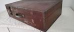 K304 houten VINTAGE koffer - kist jaren 40/50, Overige materialen, 35 tot 45 cm, Gebruikt, Ophalen of Verzenden