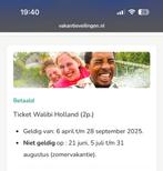 4 tickets walibi, Tickets en Kaartjes, Recreatie | Pretparken en Attractieparken