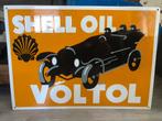 Emaille Shell bord, Shell Voltol. Replica, Verzamelen, Ophalen, Gebruikt, Reclamebord