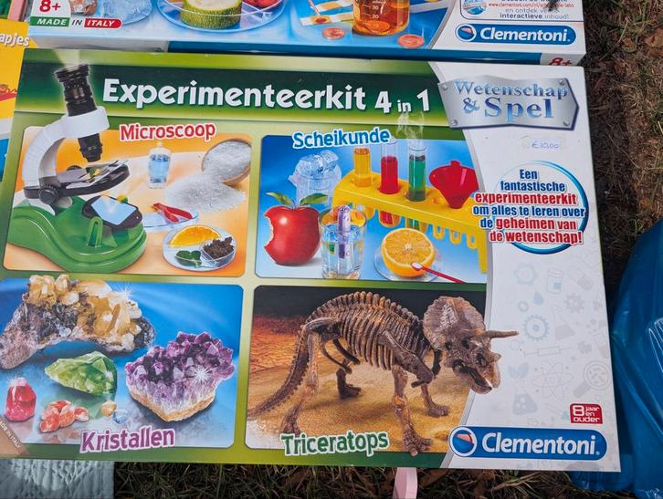 Clementoni Experimenteerkit 4 in 1, Hobby en Vrije tijd, Modelbouw | Auto's en Voertuigen, Nieuw, Overige typen, 1:32 tot 1:50
