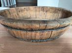 Oude olijfbak XL, Huis en Inrichting, Woonaccessoires | Schalen en Manden, Ophalen, Gebruikt, Schaal, Rond