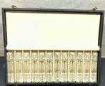 Vintage Casette met 12 Helder Glazen Messenleggers., Ophalen of Verzenden