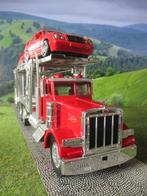 1:32 Peterbilt 379 Autotransporter - New Ray, Ophalen of Verzenden, Gebruikt, Auto