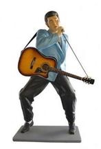 Elvisbeeld 192 cm - elvis presley beeld, Verzamelen, Muziek, Artiesten en Beroemdheden, Ophalen, HorecaBeelden, Overige typen