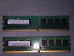 2x Samsung 512MB DDR2 PC2-4200U RAM Geheugen, Computers en Software, RAM geheugen, Ophalen, Gebruikt, DDR2, Desktop