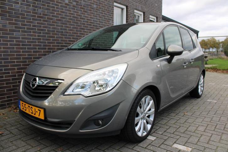 Opel Meriva 1.4 Turbo Edition-navi-panodak-trekhaak-140PK, Auto's, Opel, Bedrijf, Meriva, ABS, Airbags, Airconditioning, Boordcomputer