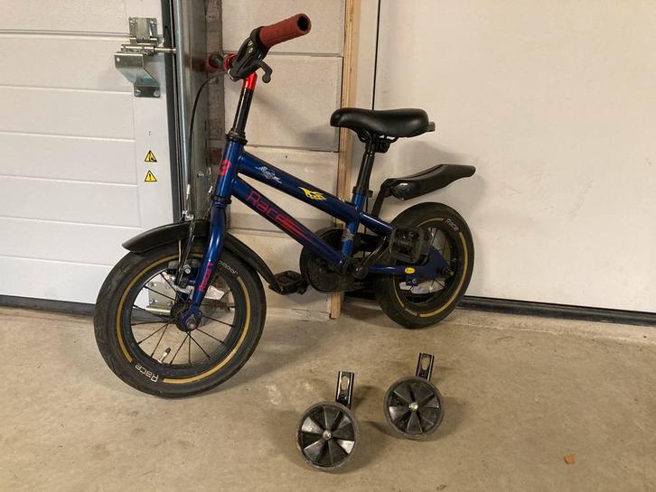 POPAL - RACE 12”, Fietsen en Brommers, Fietsen | Kinderfietsjes, Gebruikt, Minder dan 16 inch, Zijwieltjes, Ophalen