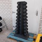 Lifemaxx pu dumbells set  1 kilo tot 10 kilo + dumbells rack, Sport en Fitness, Ophalen, Zo goed als nieuw, Dumbbell