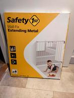 Uitschuifbaar traphekje Safety 1st, Kinderen en Baby's, Traphekjes, Ophalen, Nieuw, 100 tot 115 cm, Metaal of IJzer