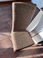 4x Eetkamerstoel met Hoge Rugleuning - Bruin, Huis en Inrichting, Stoelen, Ophalen, Gebruikt, Vier, Elegant