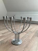 Mooie rvs kandelaar, Ophalen, Zo goed als nieuw, Metaal