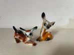 2 kleine lieve hertjes beeldjes, Ophalen of Verzenden, Zo goed als nieuw, Beeldje of Figuurtje