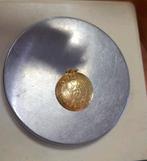 Geel Gouden 14 k hanger  2,6 gram, Sieraden, Tassen en Uiterlijk, Antieke sieraden, Ophalen of Verzenden, Goud, Hanger