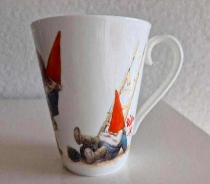 Beker David de Kabouter, Huis en Inrichting, Keuken | Servies, Zo goed als nieuw, Kop(pen) en/of Schotel(s), Overige stijlen, Ophalen of Verzenden