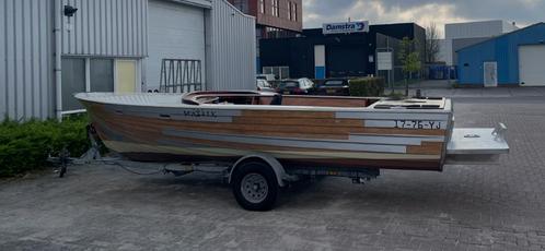 Sloep tendersloep mysingen 4/5 klassieke boot woodcore epoxy, Watersport en Boten, Sloepen, Nieuw, 70 pk of meer, 6 meter of meer