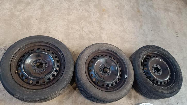 3x Stalen Velgen Ford 16 inch, Auto diversen, Auto-accessoires, Gebruikt, Ophalen