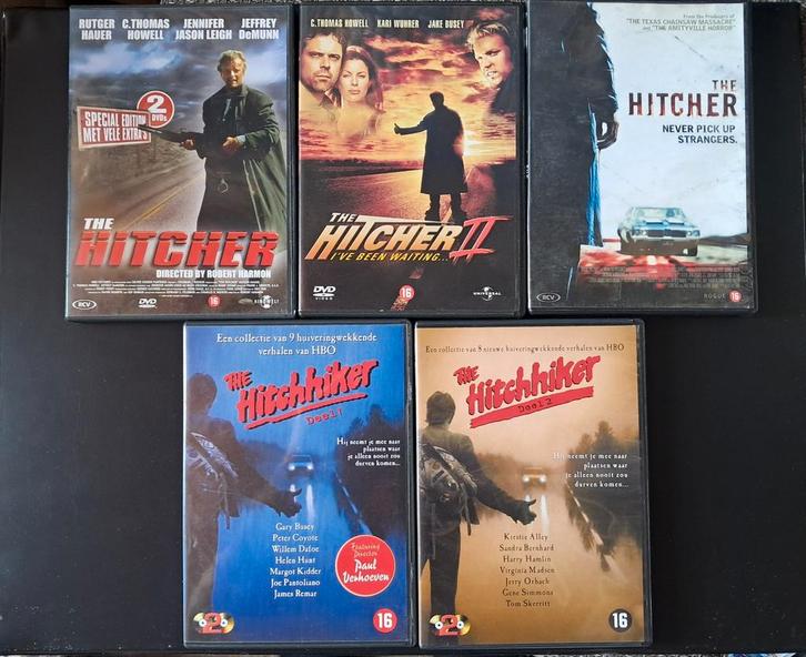 DVD The Hitcher Franchise + Series (€35 incl verzendkosten), Cd's en Dvd's, Dvd's | Horror, Gebruikt, Boxset, Verzenden