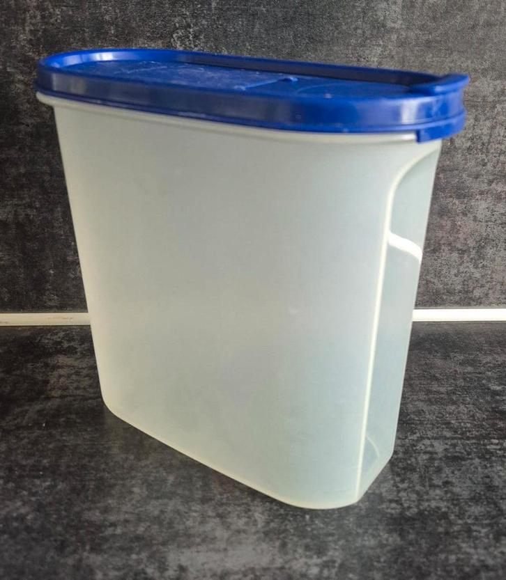 Tupperware Ruimtemaker hoog model 1,7L Blauw deksel, Huis en Inrichting, Keuken | Tupperware, Zo goed als nieuw, Overige typen