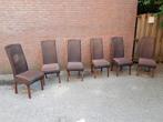 Rieten stoelen Loom rotan stoelen 6 stuks, Ophalen of Verzenden
