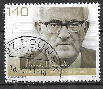 295-25 Zwitserland 2010 / Heinrich Sutwermeister nom. Sf1.40 beschikbaar voor biedingen
