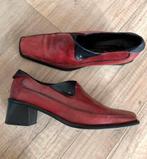 Everybody, ZGAN rood leren schoenen mt 39., Ophalen of Verzenden, Instappers, Everybody, Zo goed als nieuw