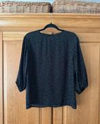 Dames blouse zwart stippen | maat M, Kleding | Dames, Blouses en Tunieken, Verzenden, Zo goed als nieuw, Maat 38/40 (M), Zwart